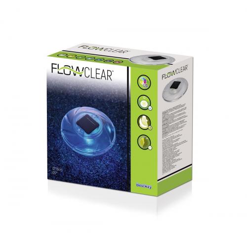 BESTWAY® Flowclear™ Schwimmende Solar-LED-Poolleuchte