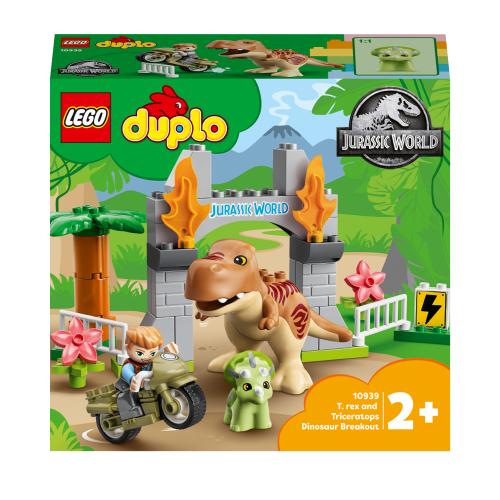 LEGO® DUPLO Jurassic World 10939 Ausbruch des T. rex und Triceratops