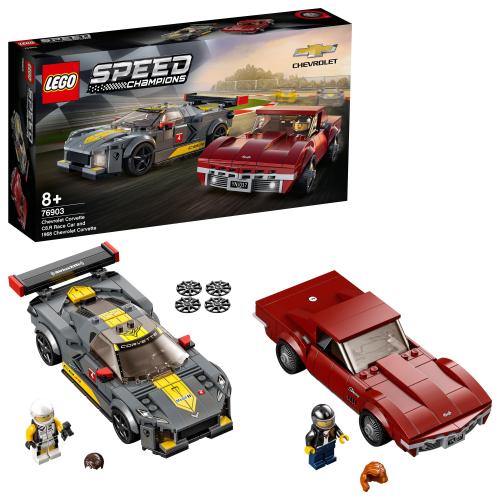 LEGO® Speed Champions 76903 Chevrolet Corvette C8.R & 1968 Chevrolet Corvette