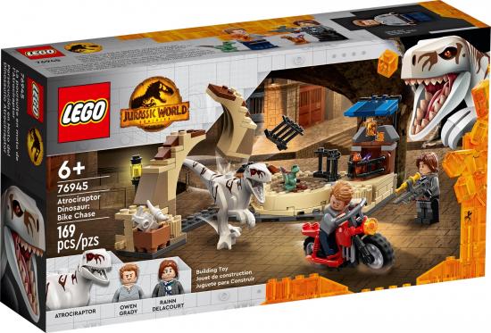 Lego® jurassic World 76945 Atrociraptor Motorradverfolgungsjagd