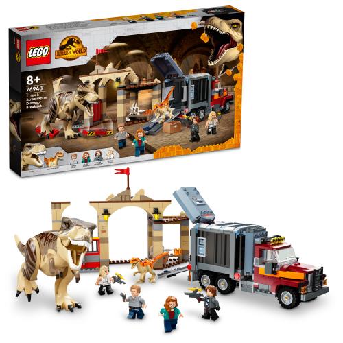 Lego® Jurassic World 76948 T. Rex & Atrociraptor: Dinosaurier-Ausbruch