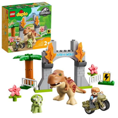 LEGO DUPLO Jurassic World 10939 Ausbruch des T. rex und Triceratops