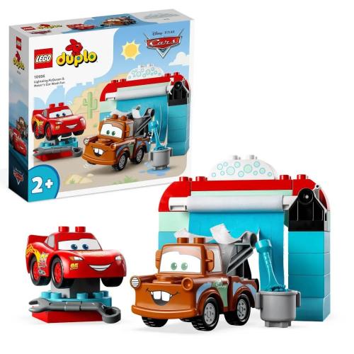 LEGO® DUPLO Disney and Pixar’s Cars 10996 Lightning McQueen und Mater in der Waschanlage