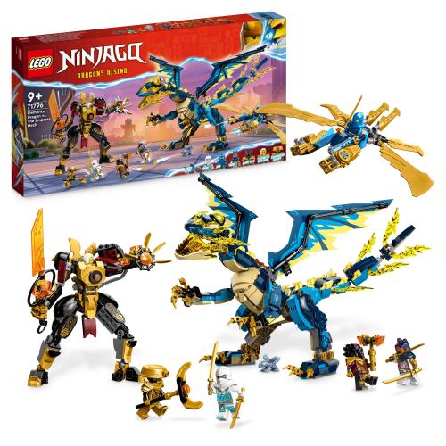 LEGO® NINJAGO® 71796 Kaiserliches Mech-Duell gegen den Elementardrachen