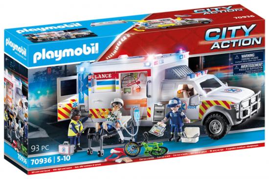 PLAYMOBIL® City Action 70936 Rettungs-Fahrzeug: US Ambulance