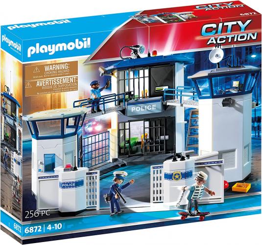 PLAYMOBIL City Action 6872 Polizei-Kommandozentrale mit Gefängnis