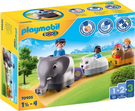 PLAYMOBIL 1.2.3 70405 Mein Schiebetierzug