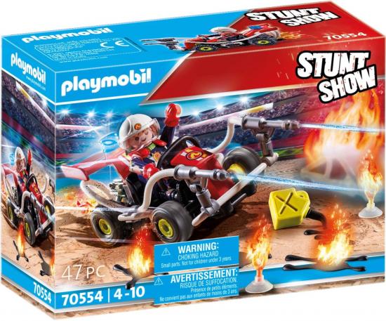 PLAYMOBIL Stuntshow 70554 Feuerwehrkart