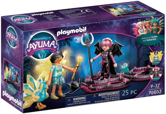 PLAYMOBIL® Ayuma 70803 Crystal Fairy und Bat Fairy mit Seelentieren