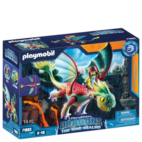 PLAYMOBIL Dragons: The Nine Realms 71083 Feathers & Alex