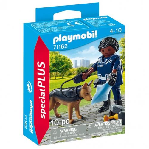 PLAYMOBIL City Life 71162 Polizist mit Sprhund