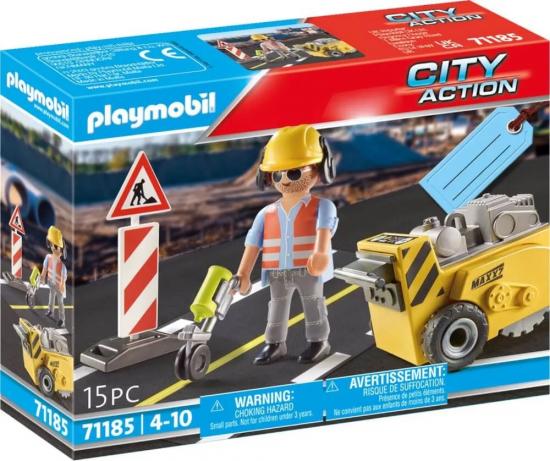 PLAYMOBIL® City Action 71185 Bauarbeiter mit Kantenfräser