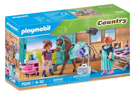 PLAYMOBIL Country 71241 Tierrztin fr Pferde