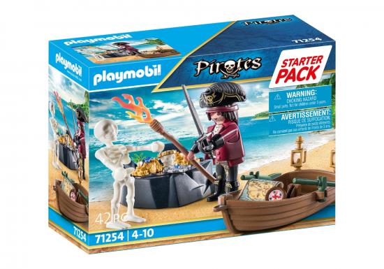PLAYMOBIL® Pirates 71254 Starter Pack Pirat mit Ruderboot