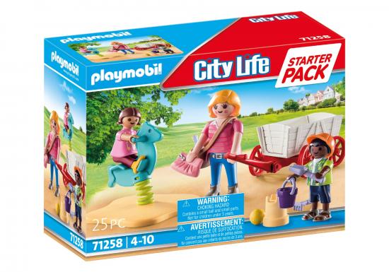 PLAYMOBIL® City Life 71258 Starter Pack Erzieherin mit Bollerwagen