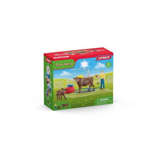 Schleich Farm World 42529 Kuh Waschstation