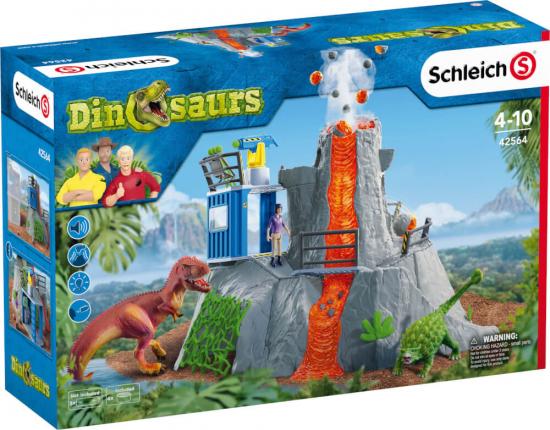 Schleich® Dinosaurs 42564 Große Vulkan-Expedition